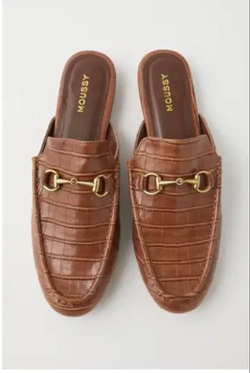 FAUX CROCO BIT 샌들 L 사이즈