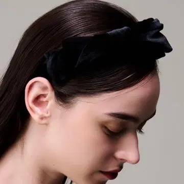 핸드메이드 성인 리본 벨로아 머리띠