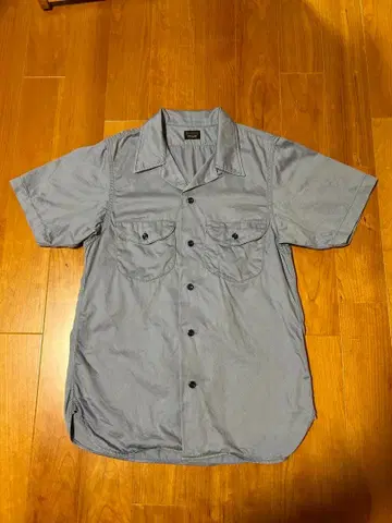 At Last & Co. 반팔 워크 셔츠 14 1/2