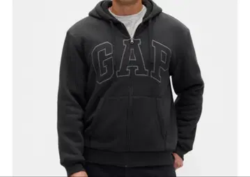 갭 릴랙스핏 GAP 로고 보아 안감 집업 후드티 L