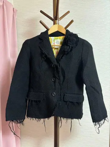 Jane Marple 코사지 부착 테일러드 자켓