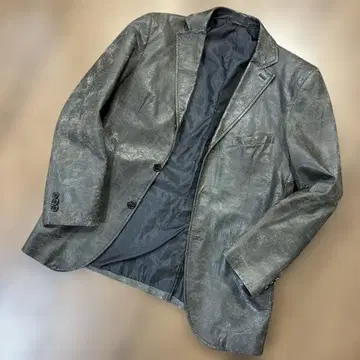 컴시즘 테일러드 자켓 돈피 리얼 가죽