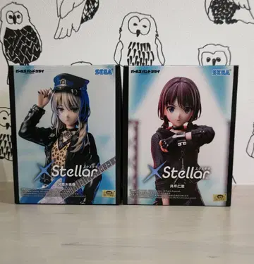 걸즈밴드클라이 카와라기 모모카 이세리 니나 피규어 2개 세트