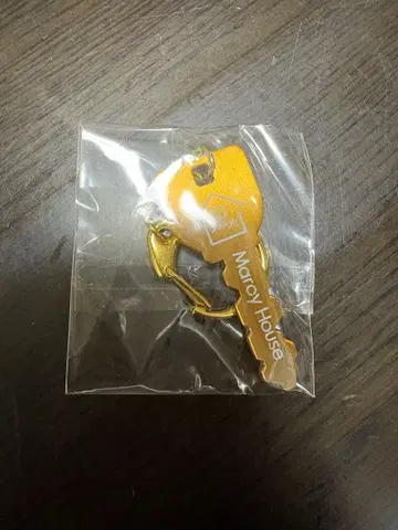 Maray House 골드 열쇠 모양 키링