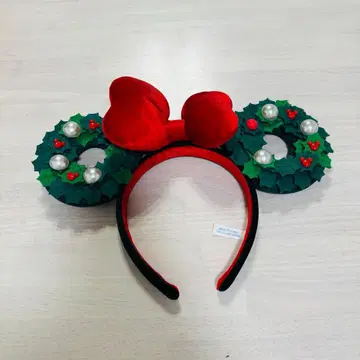 크리스마스 리스 디자인 머리띠