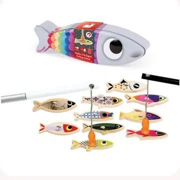 [ 새상품 ] Janod Sardine Fishing Game 낚시 완구