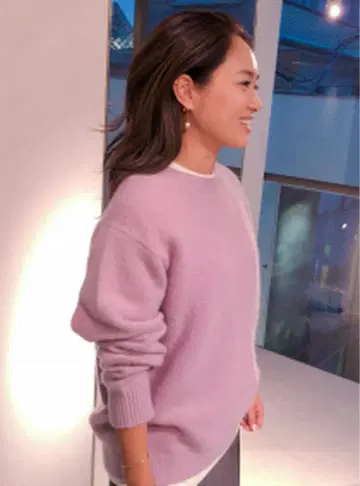 스터링 루어 화이트 야크 풀오버 핑크