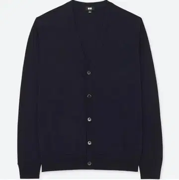 [ 중고 ] UNIQLO 엑스트라 파인 메리노 V넥 가디건 L 사이즈