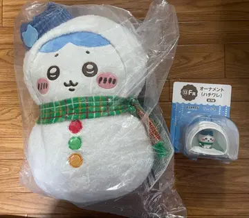 에니마니 치이카와 B상 봉제 인형 F상 오너먼트 하치와레 2종 세트