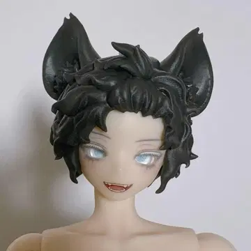 시칠리아의 추억 인형용 블랙 헤어 부품 3