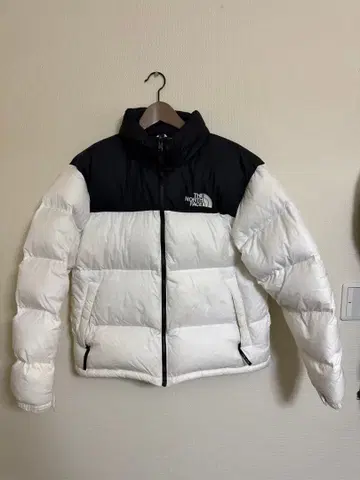 THE NORTH FACE 다운 자켓 XL 화이트/블랙