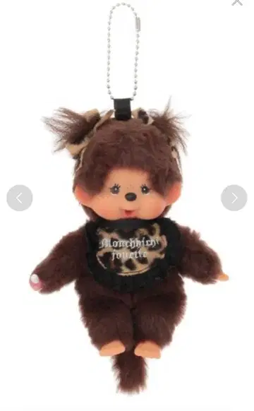 [ monchhichi x jouetie ] 레오파드 키체인 몽치치