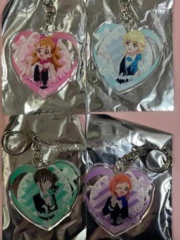 원더풀 프리큐어 렌 브란트 아츠기 아크릴 키링 2종 컴플리트 세트