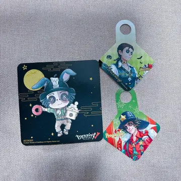 제5인격 IdentityV 코스터 드링크 택 3종 세트 용병 탐광자