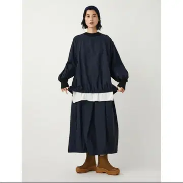 nagonstans 매트 쉘 벌룬 레이어 풀오버