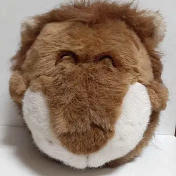 빈티지 쇼와 레트로 레트로 팝 라이온 헤드 벽걸이 봉제 인형