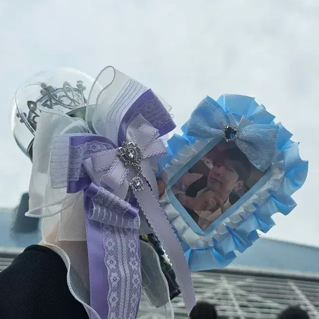 응원봉 리본 커미션