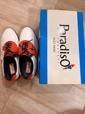 Paradiso 골프화 24.5cm 오렌지/화이트