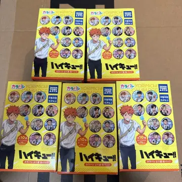 하이큐!! 카라파레 요리오치 캔뱃지 전 10종 미개봉 5BOX