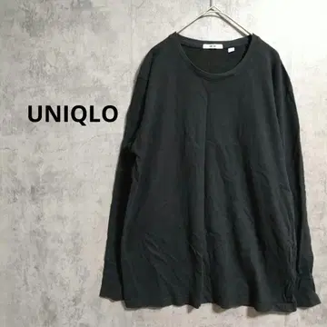 유니클로 롱T 긴팔T셔츠 쿨넥T셔츠 무지 심플 XL