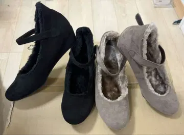 퍼 펌프스 2색 세트