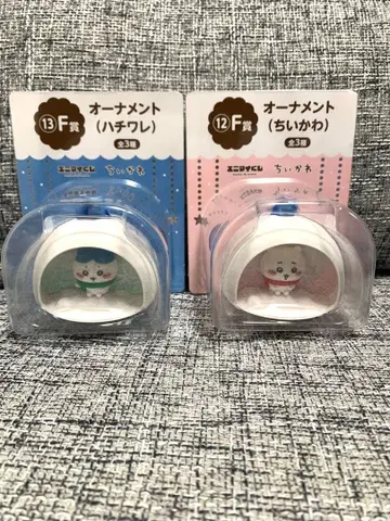 에니마이 복권 오너먼트 2개 세트 치이카와 (먼작귀) 하치와레