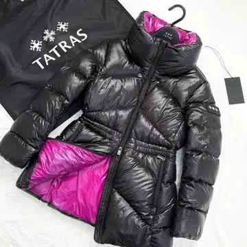 새상품 미사용 타트라스 TATRAS 리베테 블랙 보라색 다운 자켓
