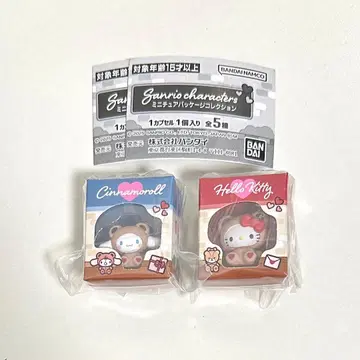 산리오 미니어처 패키지 컬렉션 가챠 헬로키티 시나모롤