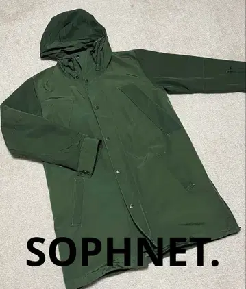 SOPHNET. 마운틴 후드티 올리브 그린