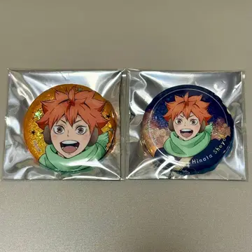 하이큐!! 히나타 쇼요 캔뱃지 코스모 월드