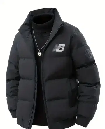 뉴발란스 블랙 다운 자켓