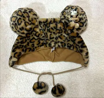 디즈니 팬캡 레오파드 무늬 미니