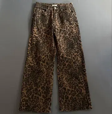 y2k archive WHOOWAP 레오파드 무늬 팬츠