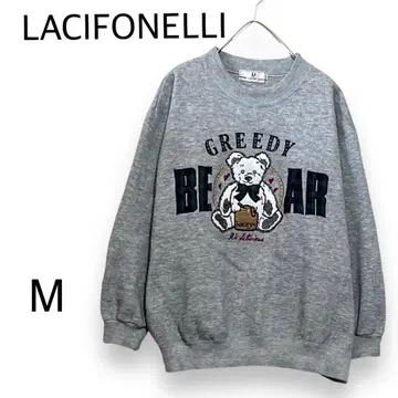 LACIFONELLI 빈티지 맨투맨 트레이닝복 그레이