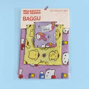 BAGGU 헬로키티 마이멜로디 폼폼푸딩