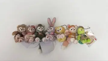 더피&프렌즈 봉제인형 스트랩 세트