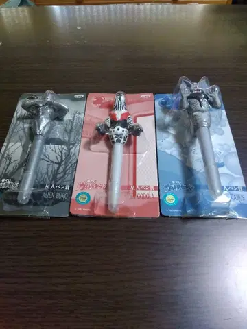 울트라맨 캐릭터 펜 세트 3개