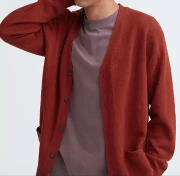 [ 새상품 ] UNIQLO 프리미엄 라무 V넥 가디건