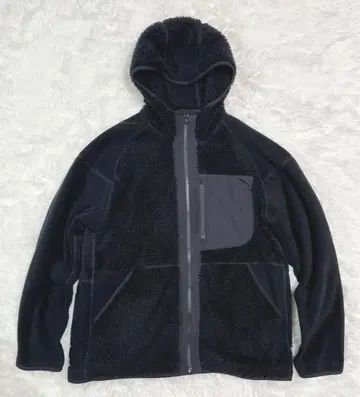 UNIQLO White Mountaineering 보아 플리스 블랙 L