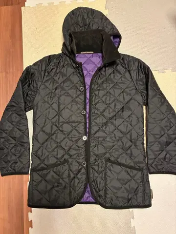 트래디셔널 웨더웨어 퀼팅 블랙 사이즈 38