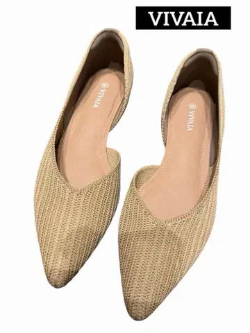 시착만 VIVAIA V컷 플랫슈즈 사이즈 38