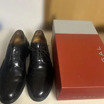 REGAL 블랙 비즈니스 슈즈