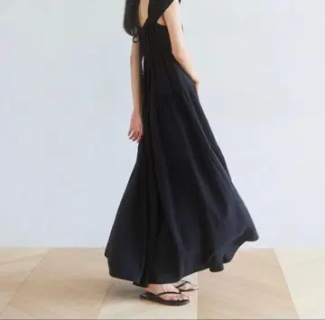 [ 새상품급 ] SeaRoomlynn 롱 원피스 블랙 맥시 길이