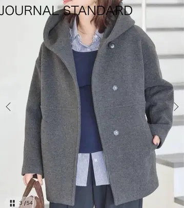 JOURNAL STANDARD 슈퍼140 모사 후드 코트 36