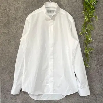 [ BASIC SUNMODE MEN ] 신랑 컬러 셔츠 결혼식 화이트 L