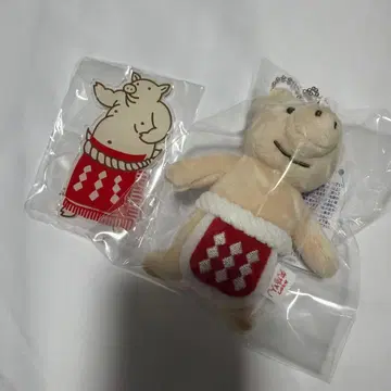 야바톤 봉제 인형 빨간색 하의 약 10cm 키링 아크릴 스탠드