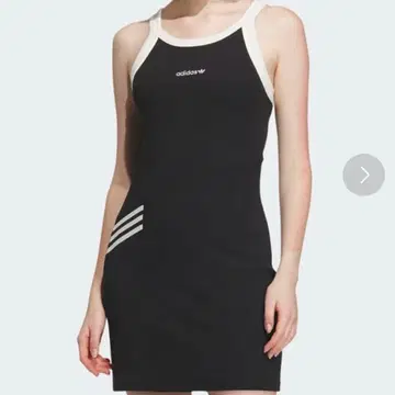 블랙 adidasoriginals 블랙 홀터넥 미니 원피스