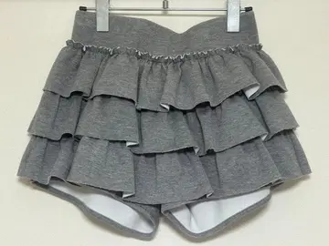 andwang Kirakira frill culotte miniskirt