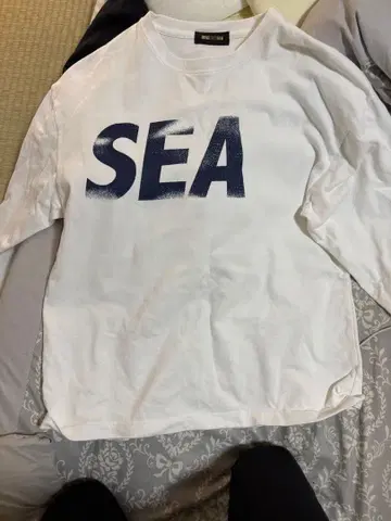 WIND AND SEA 긴팔 티셔츠 화이트