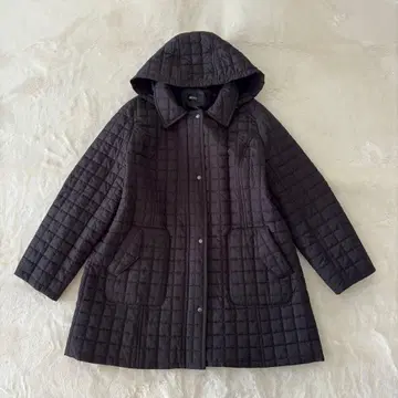 [새상품급] MISSEL 퀼팅 코트 블랙 L 아우터 엘레강트